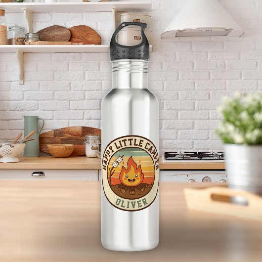 Blij Klein Kampeerder Waterfles