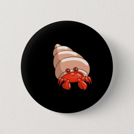 Blij Krabbetje Ronde Button 5,7 Cm (Voorkant)