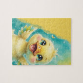 Blij Kuiken Legpuzzel (Horizontaal)