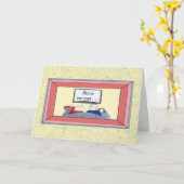 Blij kwamen wij - Verjaardag samen Kaart (Gele Bloem)