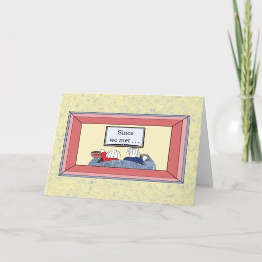 Blij kwamen wij - Verjaardag samen Kaart (Voorkant)