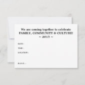 blij kwanzaa ( bokeh ) kaart (Achterkant)