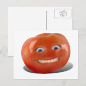 Blij Lachend Tomatengezicht Briefkaart (Voorkant / Achterkant)