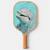 Blij Lachende Dolfijn Pickleball Paddle (Voorkant)
