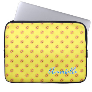 Blij Lachende Gezichten Laptop Sleeve