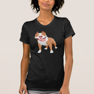 Blij Lachende Pit Bull T-shirt