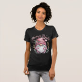 Blij & Licht Roze Kerstkabouter T-shirt (Voorkant volledig)