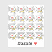 Blij Mail Envelop Verzending Herinnering Bujo Plan Sticker (Vel)