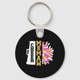 Blij Memaw Van Een Cheerleader Memaw Oma _1 Sleutelhanger