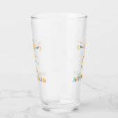 Blij menselijk skelet glas (Rechts)