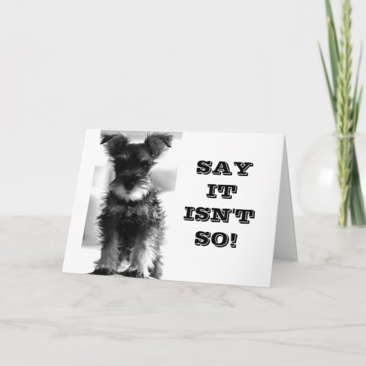 BLIJ MET JE NIEUWE AVONTUUR, MAAR IK ZAL JE MISSEN KAART (Voorkant)