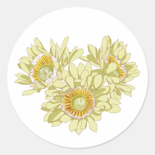 Blij met je teken ronde sticker (Voorkant)