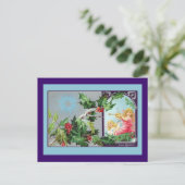 Blij met  kerstkaarten feestdagenkaart (Staand voorkant)