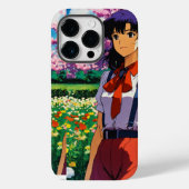 blij Misato Katsuragi iphone 14 pro hoesje cover (Achterkant)
