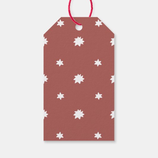 blij | Moderne belettering aangepaste kerst Cadeaulabel (Achterkant)