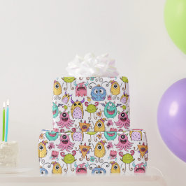 Blij Monsters Cadeaupapier