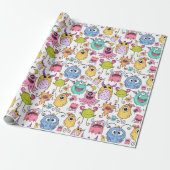 Blij Monsters  Cadeaupapier (Uitgerold)
