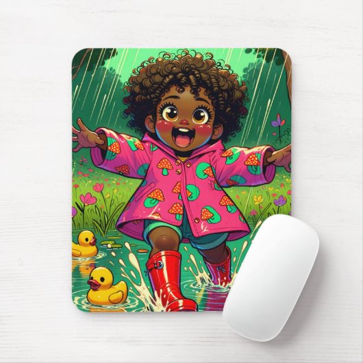 blij Mousepad Muismat (Met muis)