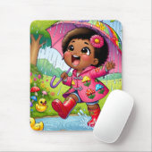 blij Mousepad Muismat (Met muis)