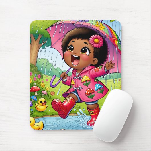 blij Mousepad Muismat (Met muis)