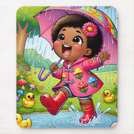 blij Mousepad Muismat (Voorkant)