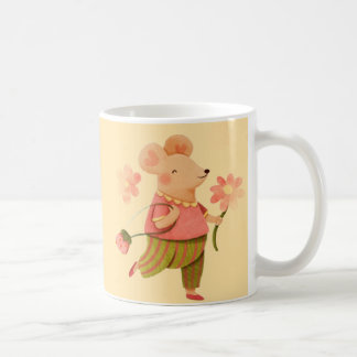 Blij Muisje in Bloei - Fantasievolle Koffiemok