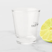 blij nieuw jaar met glas (Links)