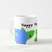 Blij Nijlpaard Koffiemok (Voorkant links)