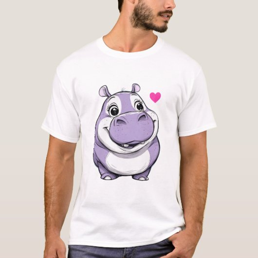 Blij Nijlpaard T-shirt (Voorkant)