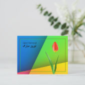 Blij Norooz! Briefkaart (Staand voorkant)