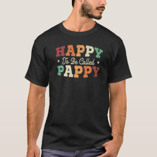 Blij om de naam Pappy Best Grandpa Ever Grandfa te T-shirt