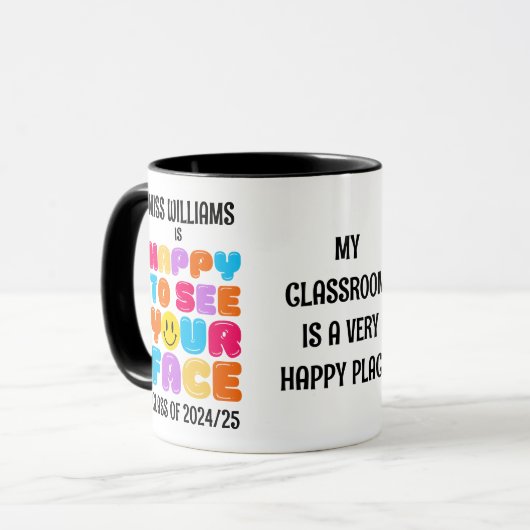 BLIJ OM JE GEZICHTSKLASSE LERAAR TE ZIEN MOK (Voorkant links)