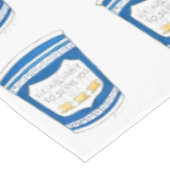 Blij om jullie Griekse blauwe Diner Coffee Cup te  Tafelkleed (Gekanteld)