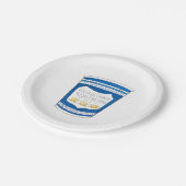 Blij om jullie Griekse Diner Coffee Cup Borden te  Papieren Bordje (Gekanteld)