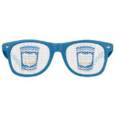 Blij om jullie Griekse Diner Coffee Cup Shades te  Retro Zonnebril (Voorkant)