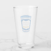Blij om jullie Griekse Diner Coffee Cup te dienen Glas (Achterkant)