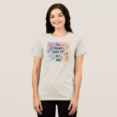 Blij om mezelf te zijn T-shirt (Voorkant volledig)