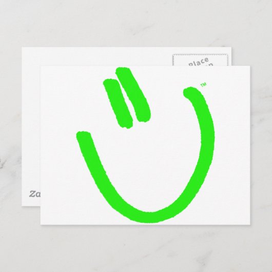 Blij om te doen briefkaart (Voorkant / Achterkant)