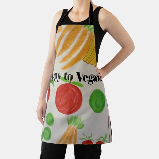 Blij om Vegan! Schort (Insitu)