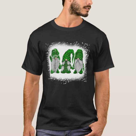 Blij op dag drie van Patrick Gnomes Shamr T-shirt (Voorkant)