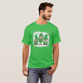 Blij op dag drie van Patrick Gnomes Shamr T-shirt (Voorkant volledig)