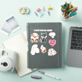 Blij Otter Kat Houd Van Jou Zo Veel Sticker (iPad Cover)