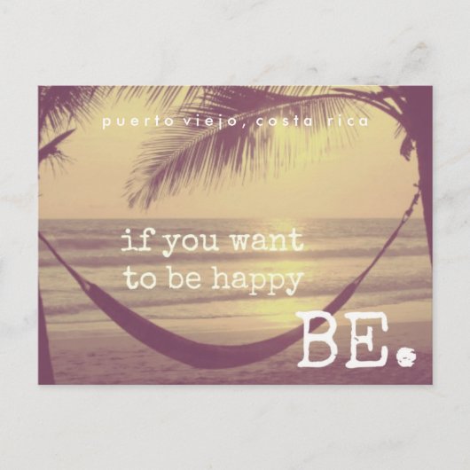 Blij over het Briefkaart van Beach Costa Rica (Voorkant)