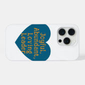 Blij, Overvloedig, Liefdevolle Leider Hoesje iPhone Hoesje (Achterkant horizontaal)