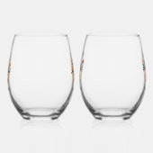 Blij Påsk! Scandinavische Bloemmanden Wijnglas Zonder Voet (Links)