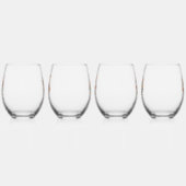 Blij Påsk! Scandinavische Design Wijnglas Zonder Voet (Links)