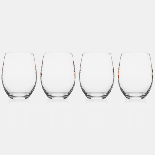 Blij Påsk! Scandinavische Design Wijnglas Zonder Voet (Rechts)