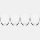 Blij Påsk! Scandinavische konijnen Wijnglas Zonder Voet (Links)