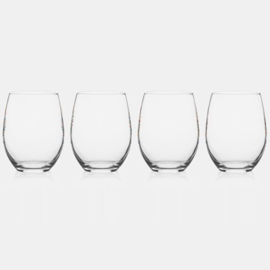 Blij Påsk! Scandinavische konijnen Wijnglas Zonder Voet (Links)