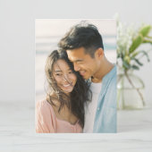 Blij Pastel Realistisch Foto Kaart (Staand voorkant)